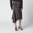 Bela midi skirt in crêpe satin gold