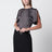 Top Bela aus Viskosesatin in Gold
