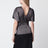Top Bela aus Viskosesatin in Gold