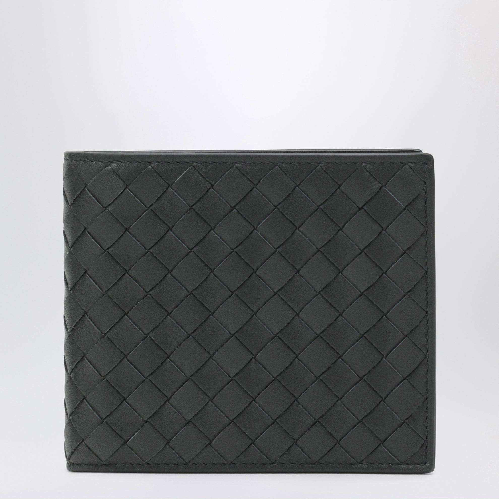 Slate Grey Intrecciato Wallet