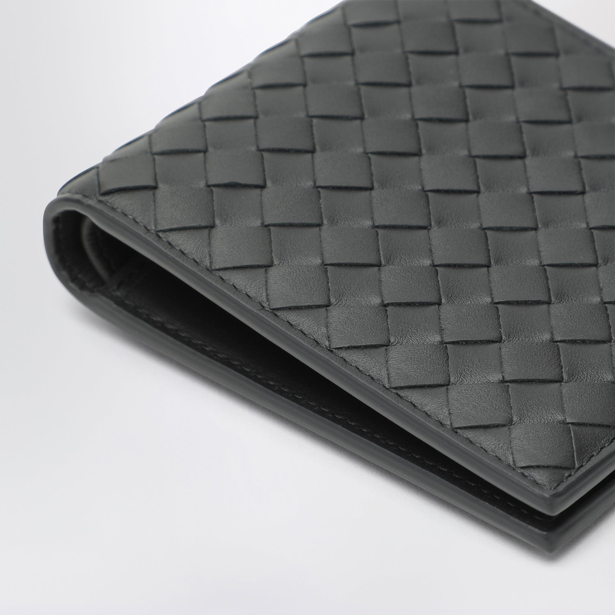 Slate Grey Intrecciato Wallet