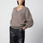 Maglione con scollo a V in lana e cashmere