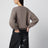 Maglione con scollo a V in lana e cashmere