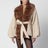 Jacket with faux fur collar