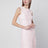 Long pink mesh dress