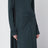 Long green dress with rhinestones