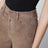 Pantalon en daim marron
