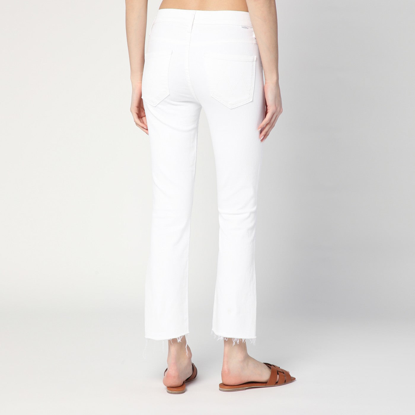 Jeans The Insider Crop Step Fray bianco
