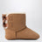 Bottines Bailey Bow Ribbon en daim couleur Chestnut