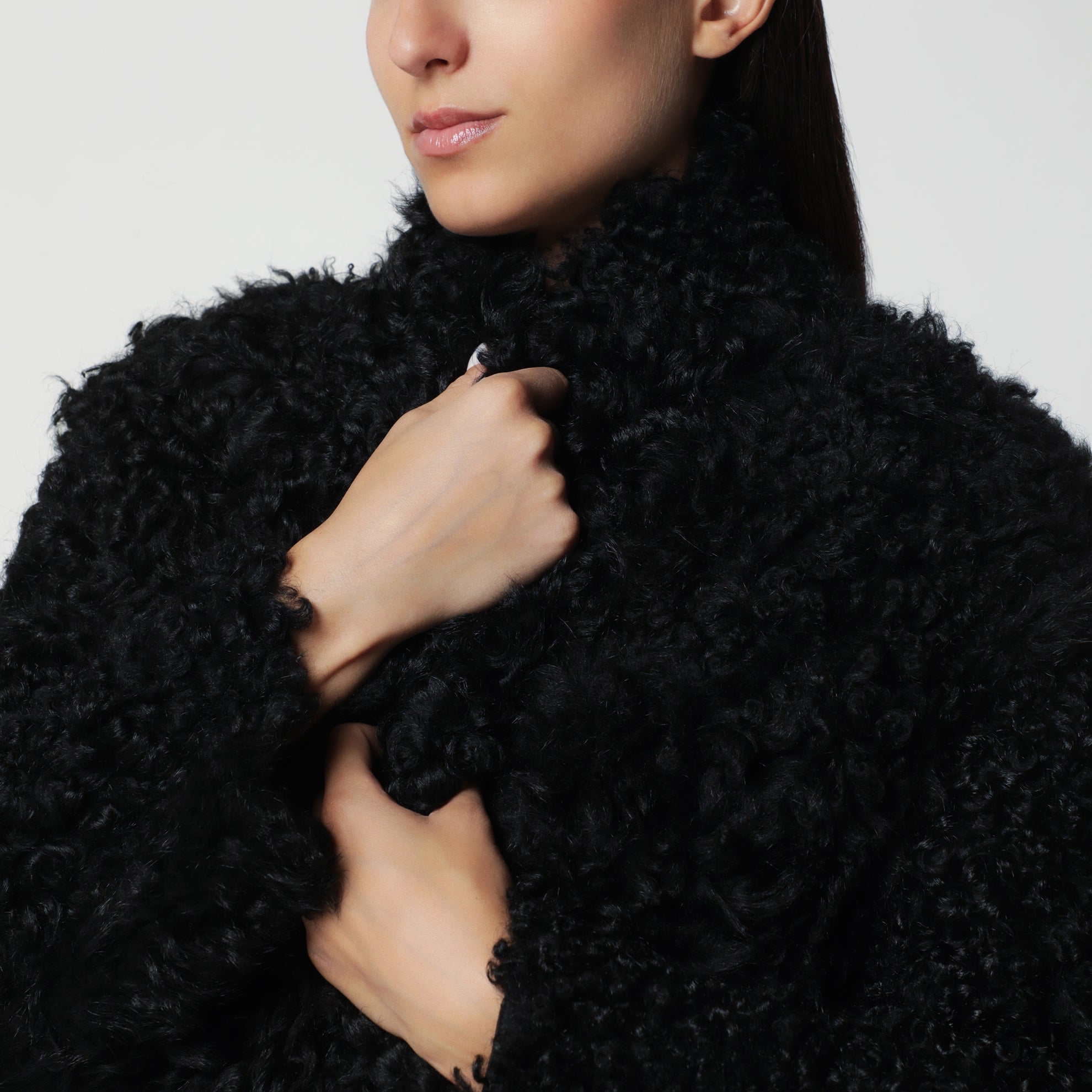 Giacca Mooney nera in pelle