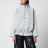 Giacca Scuba Half Zip grigia chiara