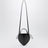 Borsa a cuore Heart Bag Croco in pelle nera