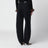 Jeans Draped Barrel Leg neri in denim