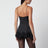 Top caraco noir en dentelle