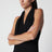 Schwarzes Minikleid aus Stretch-Jersey