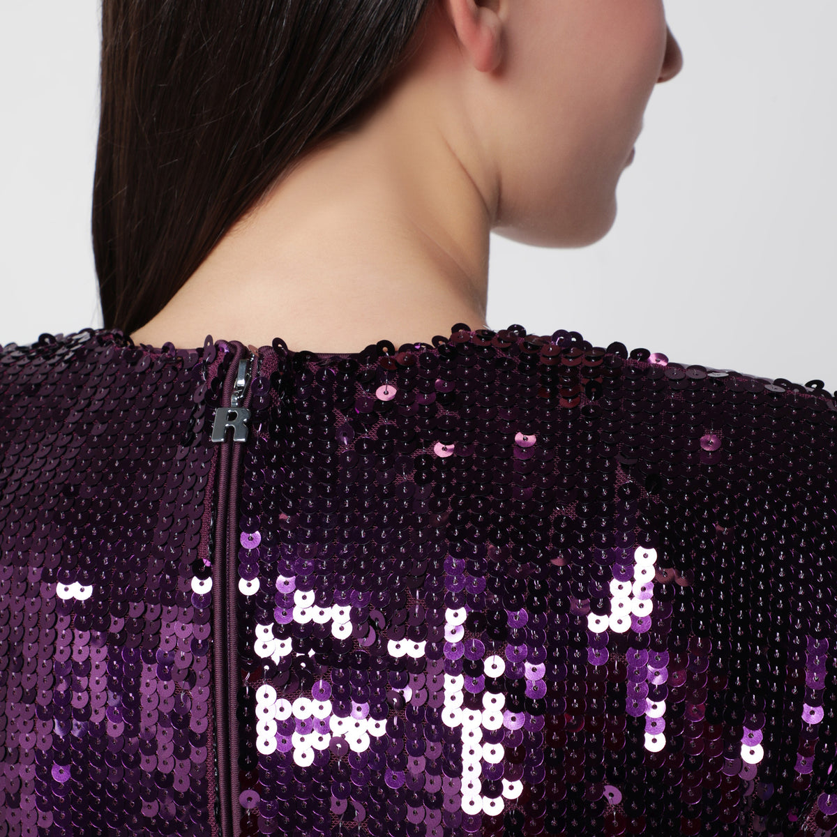 Mini-robe Blackberry Wine à sequins