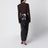 Mole midi dress with knot in polyester