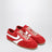 Sneakers rouges/blanches en cuir et daim