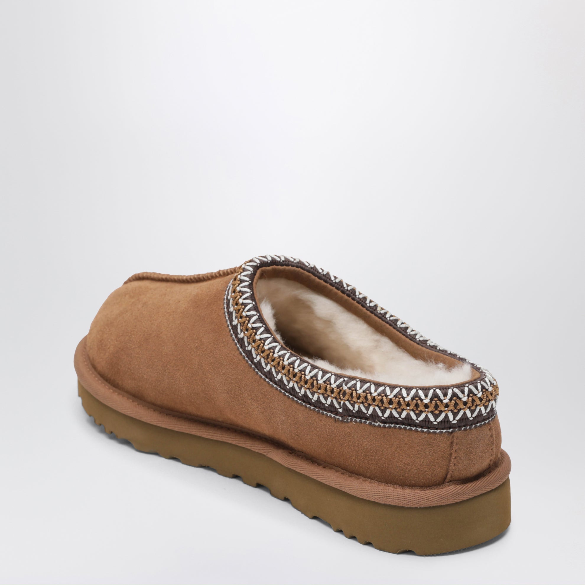Ciabatta Tasman castagna in pelle
