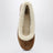 Brown Zora ballerinas in suede