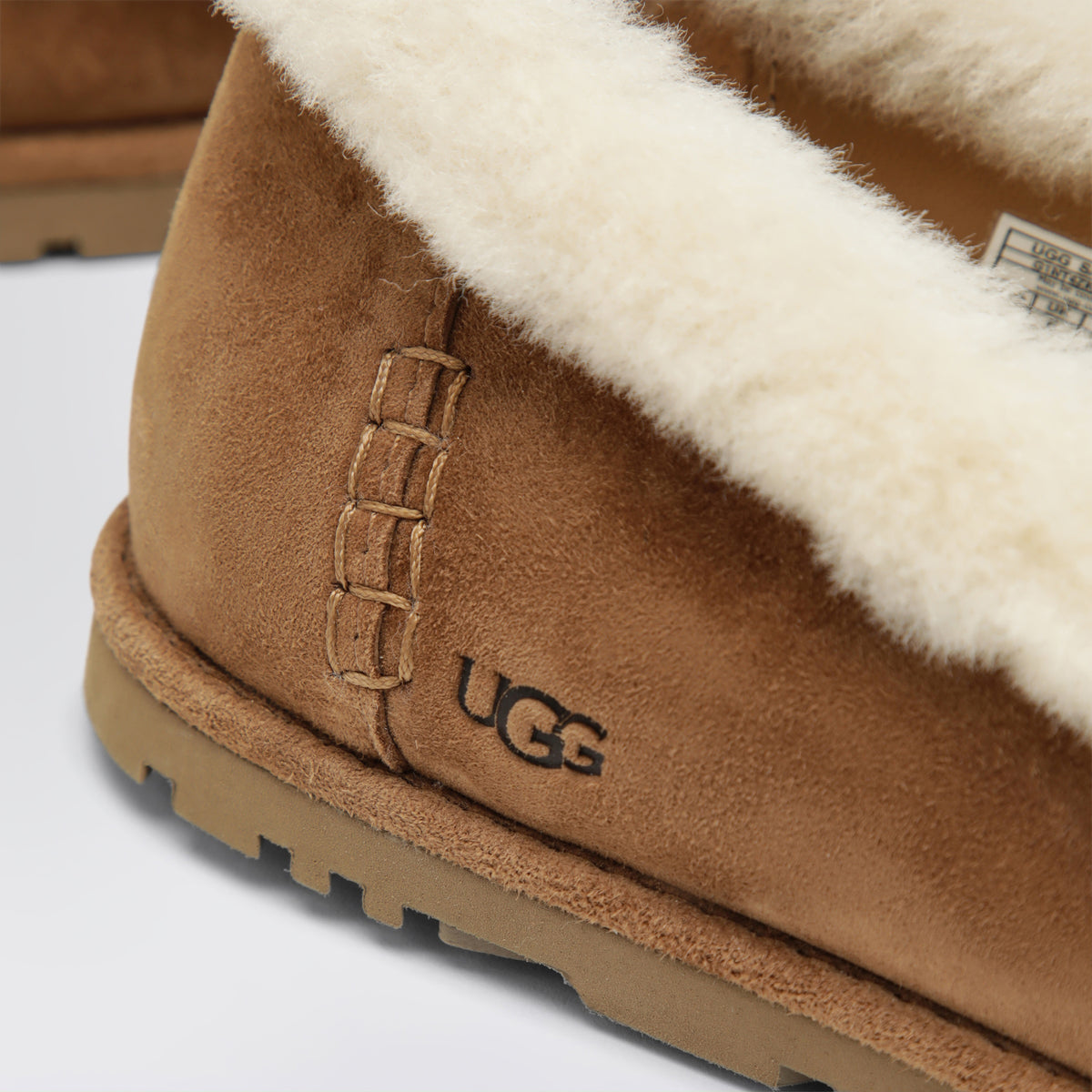 Brown Zora ballerinas in suede