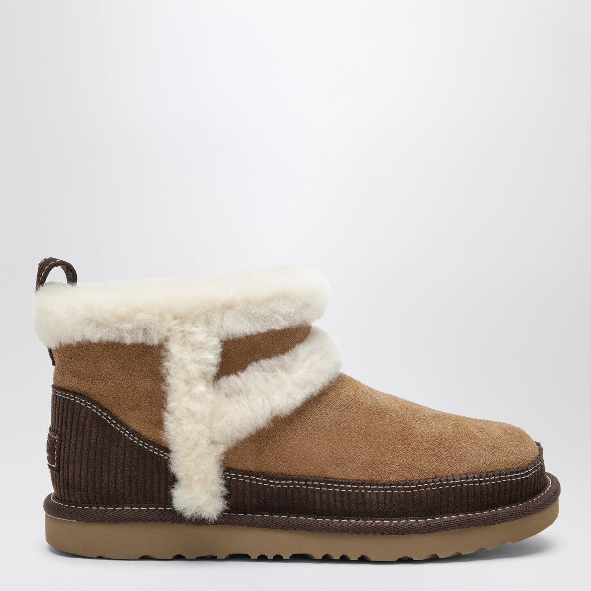 Classic Mini II Heritage Stiefel aus kastanienbraunem Wildleder
