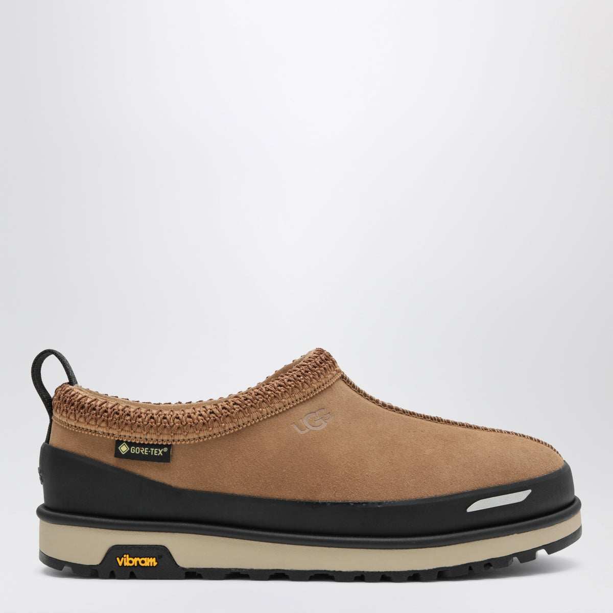 Chestnut Tasman Guard GTX slip-ons in suede