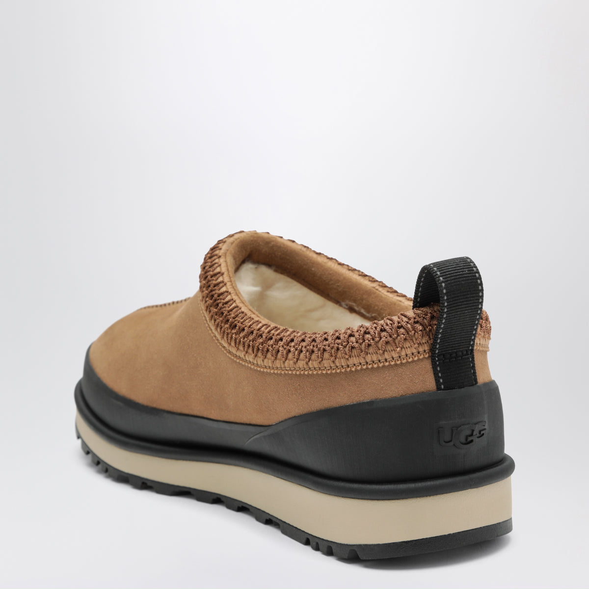 Chestnut Tasman Guard GTX slip-ons in suede
