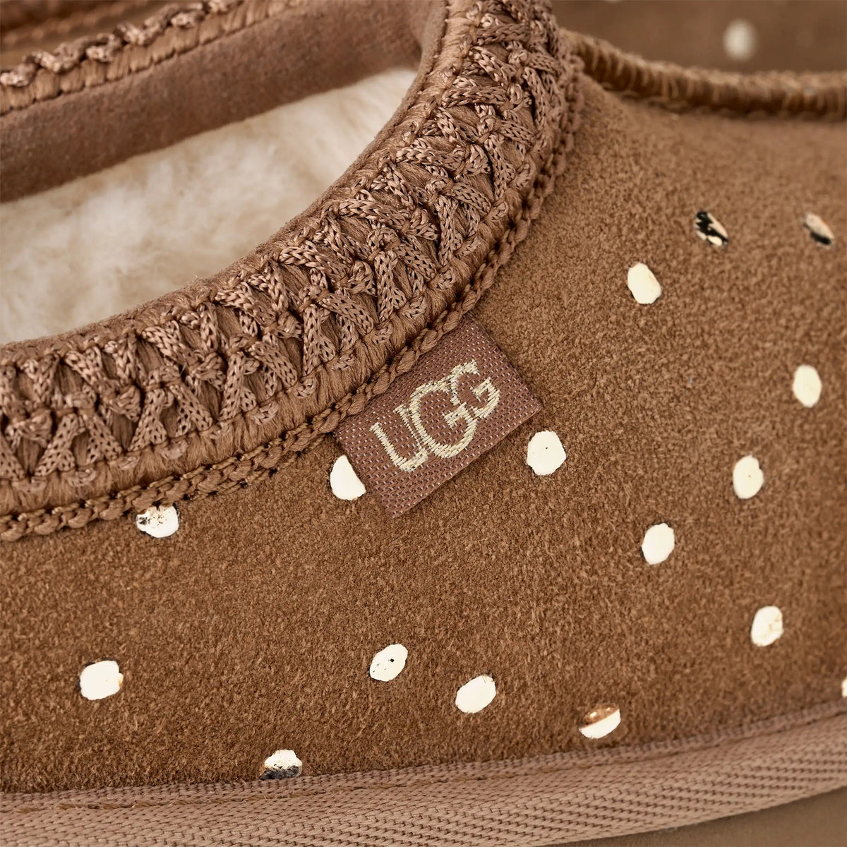 Sabots Tasman II Shiny Dots d'UGG, couleur marron en daim