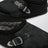 Tazz Western Black Pony Hair Moccasins