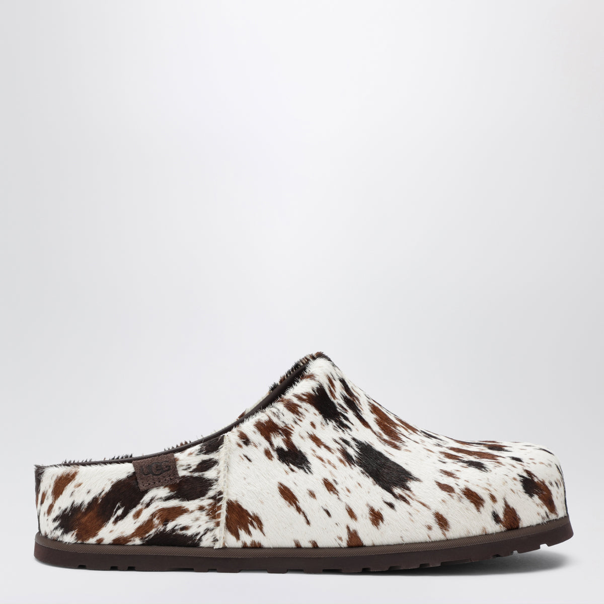 Otzo Western brown ponyskin sabot