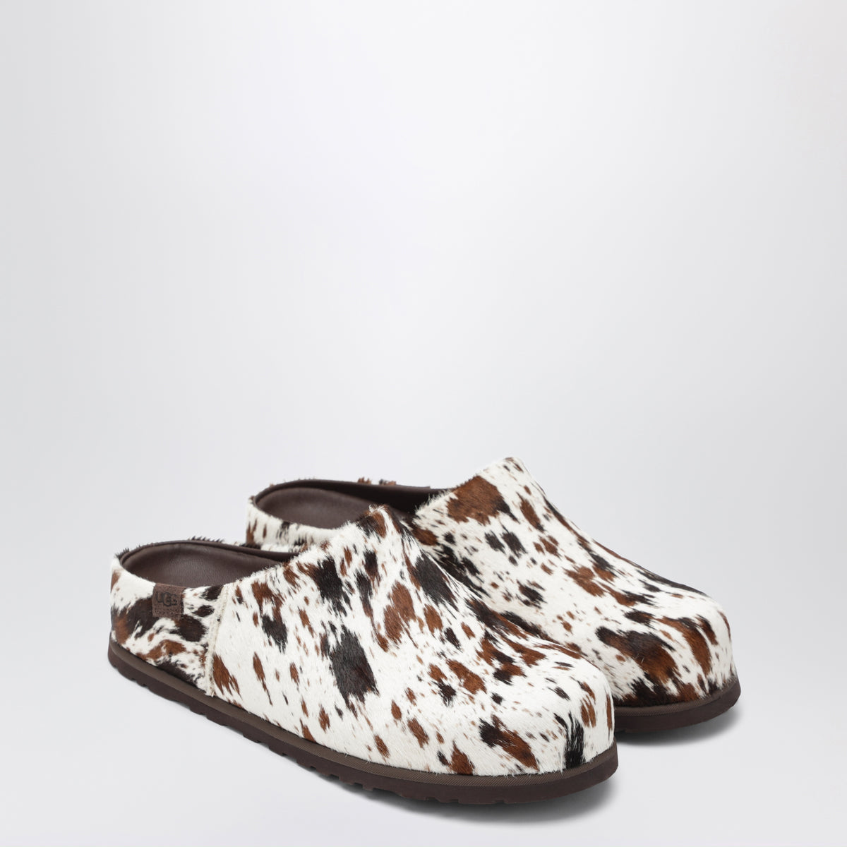 Otzo Western brown ponyskin sabot