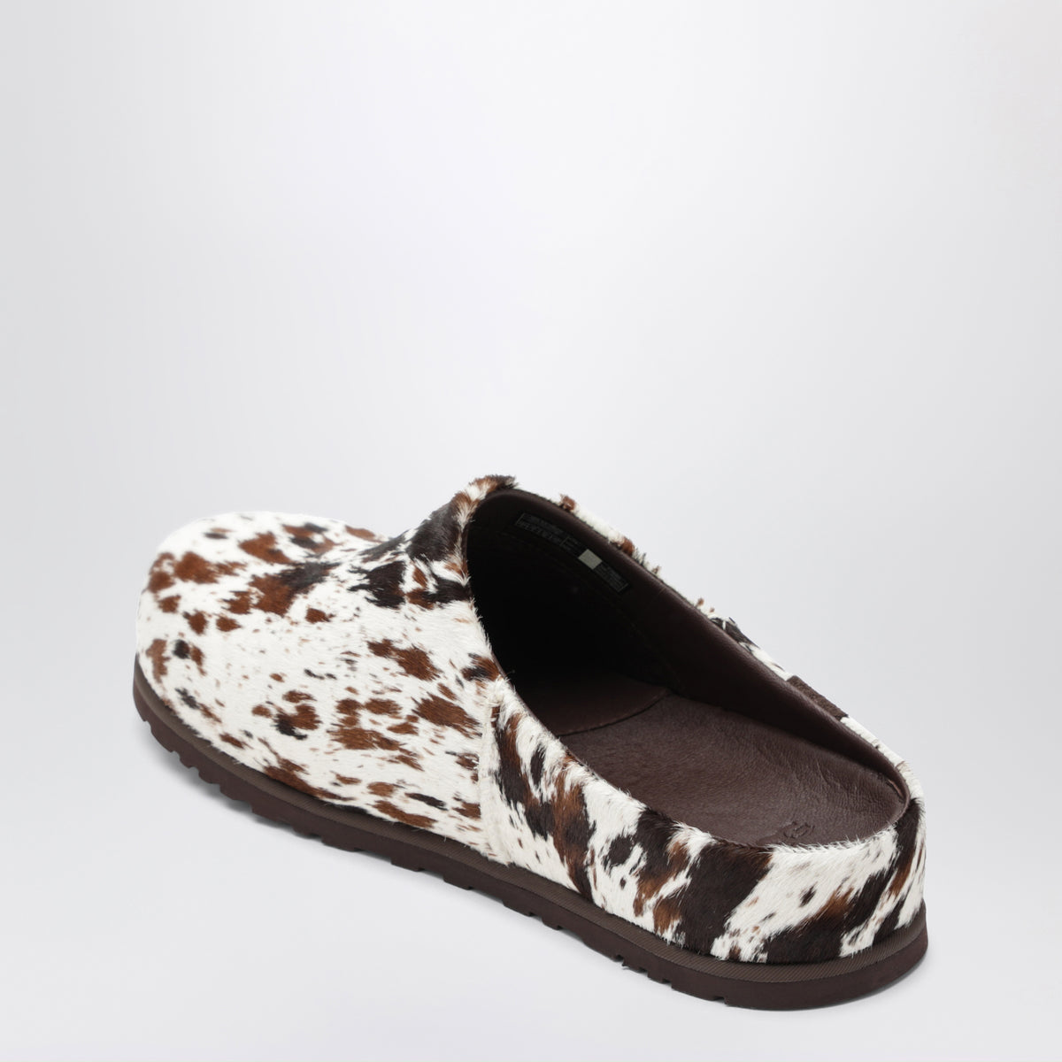 Otzo Western brown ponyskin sabot