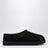 Black Tasman Woven slip-ons in suede