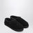 Black Tasman Woven slip-ons in suede