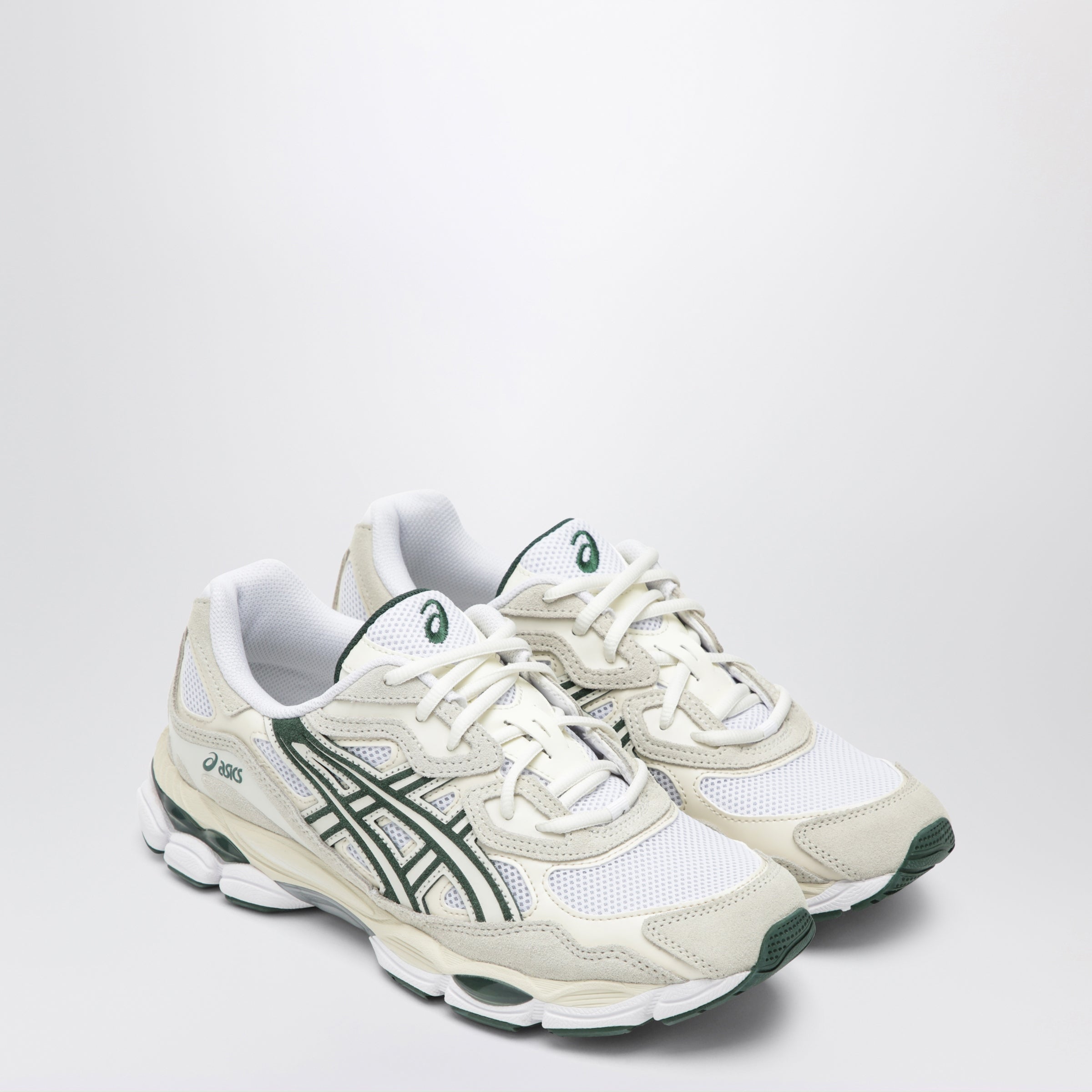 ASICS GEL-NYC Ivory/Forest Night trainers | TheDoubleF
