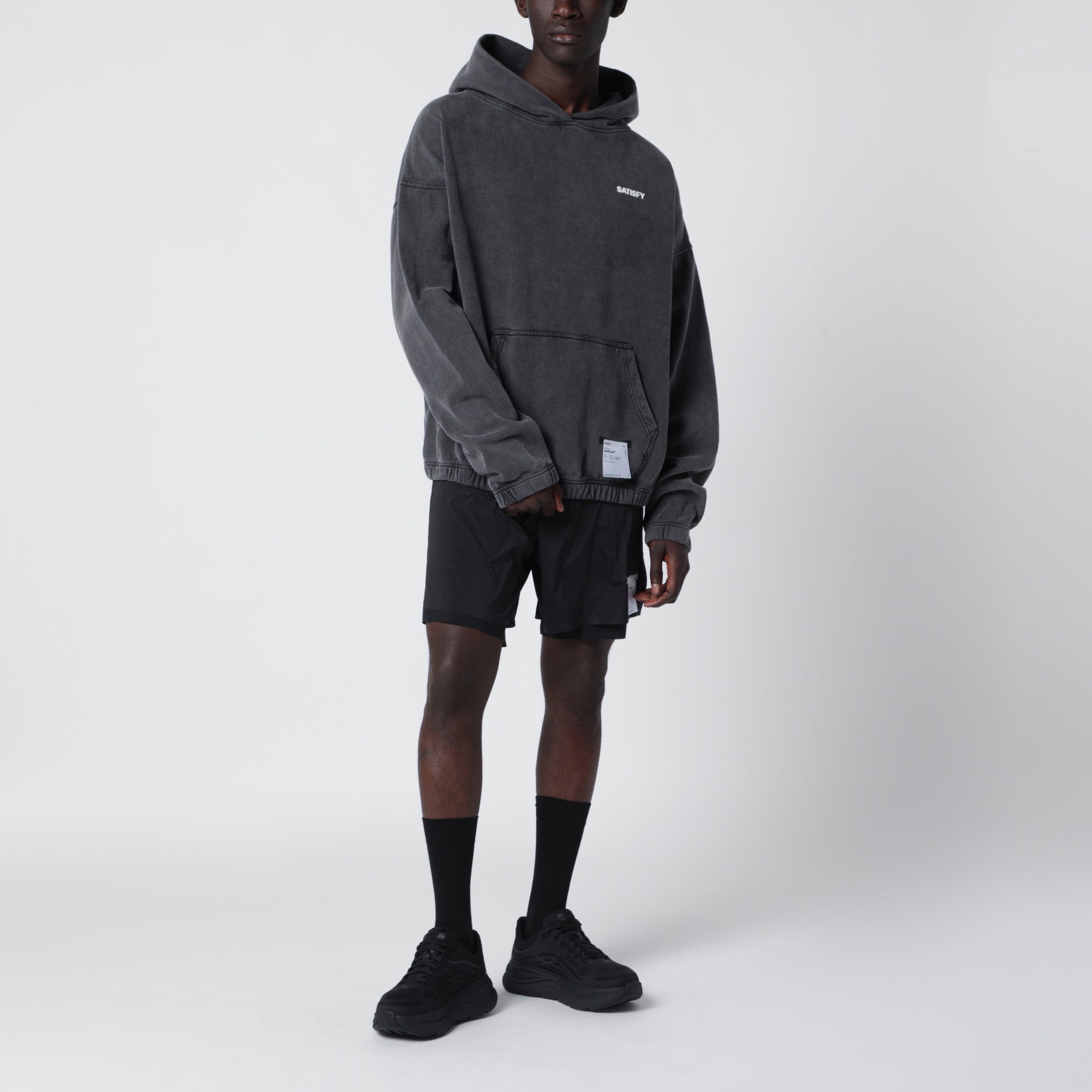 Black TechSilk 8" Shorts