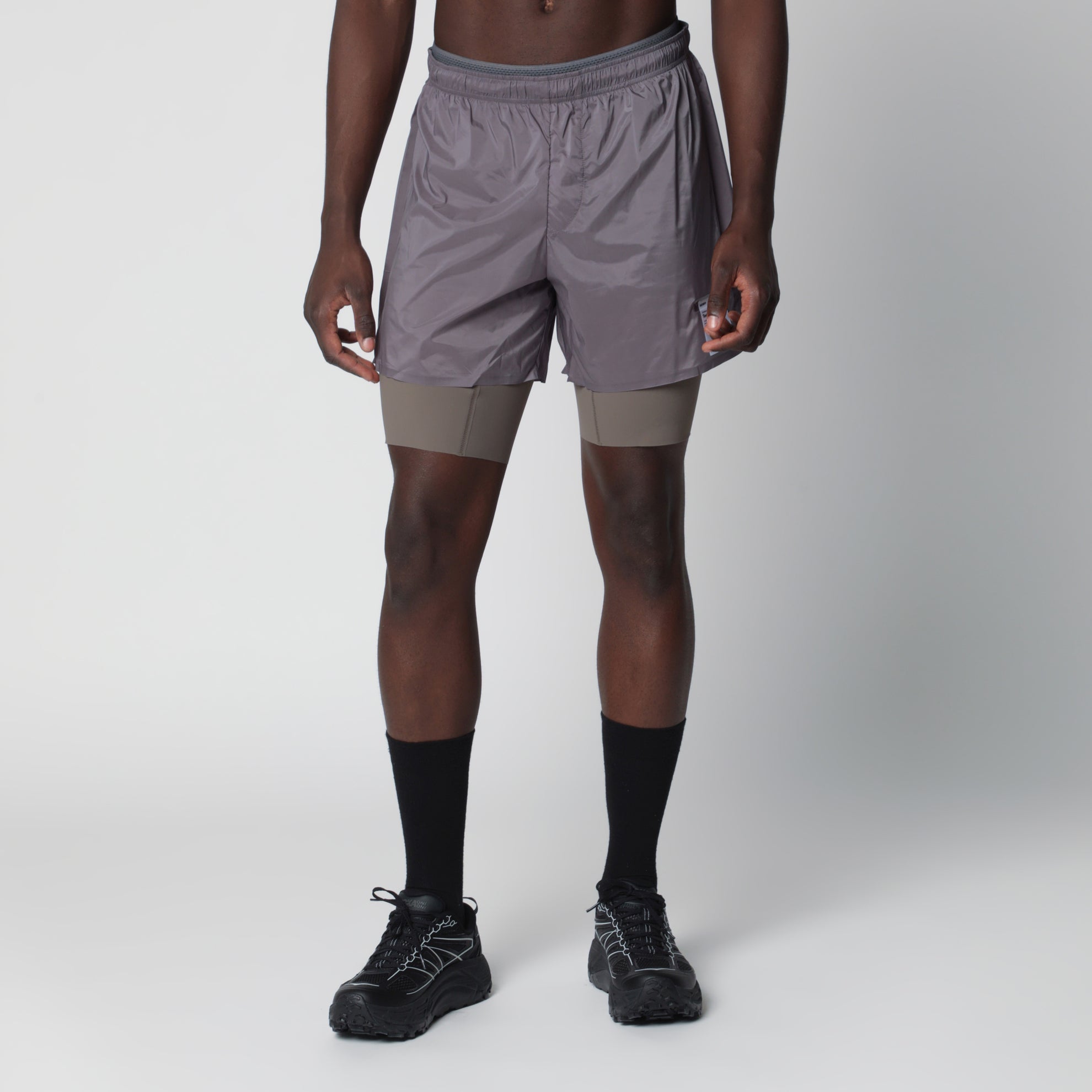 Shark Grey TechSilk 8" Shorts