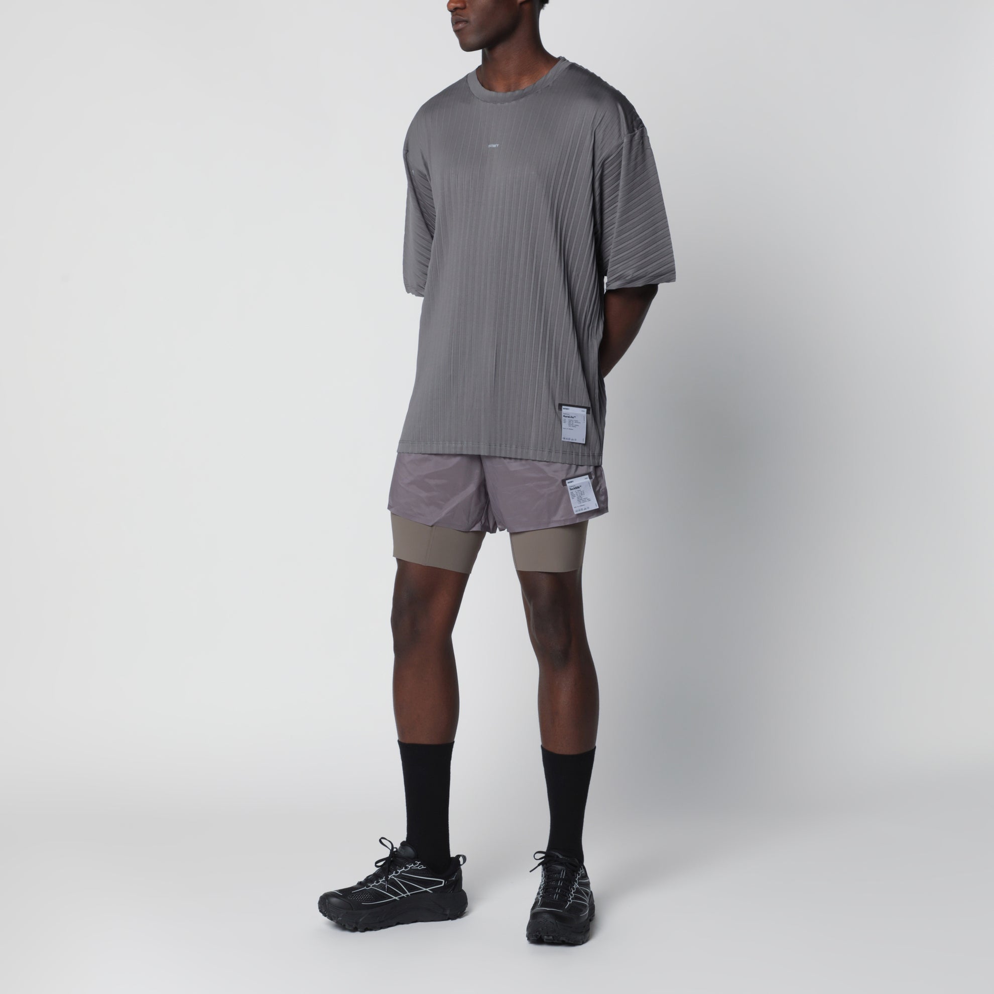 Shark Grey TechSilk 8" Shorts