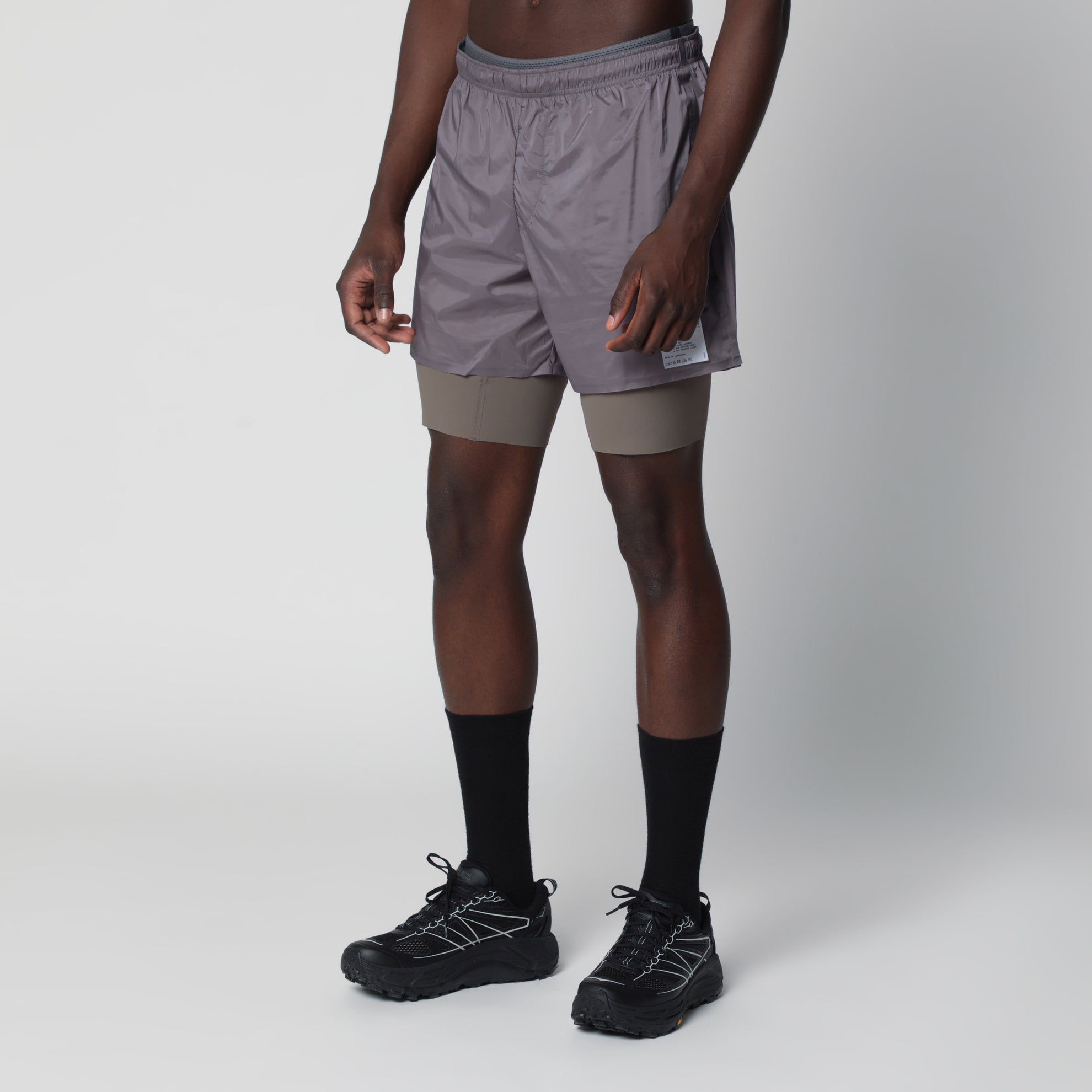 Shark Grey TechSilk 8" Shorts