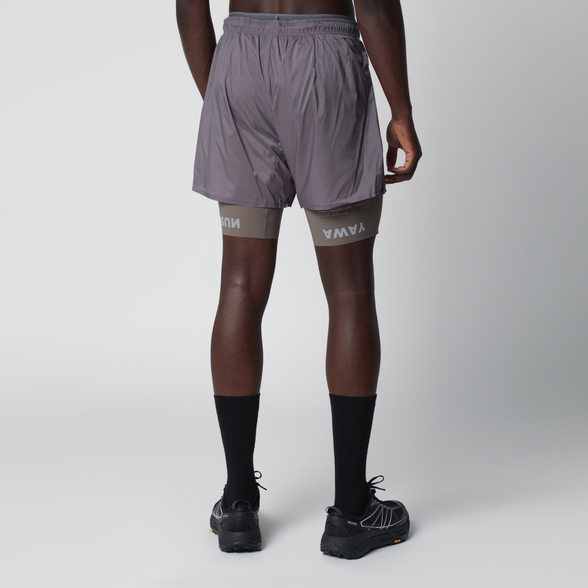 Shark Grey TechSilk 8" Shorts