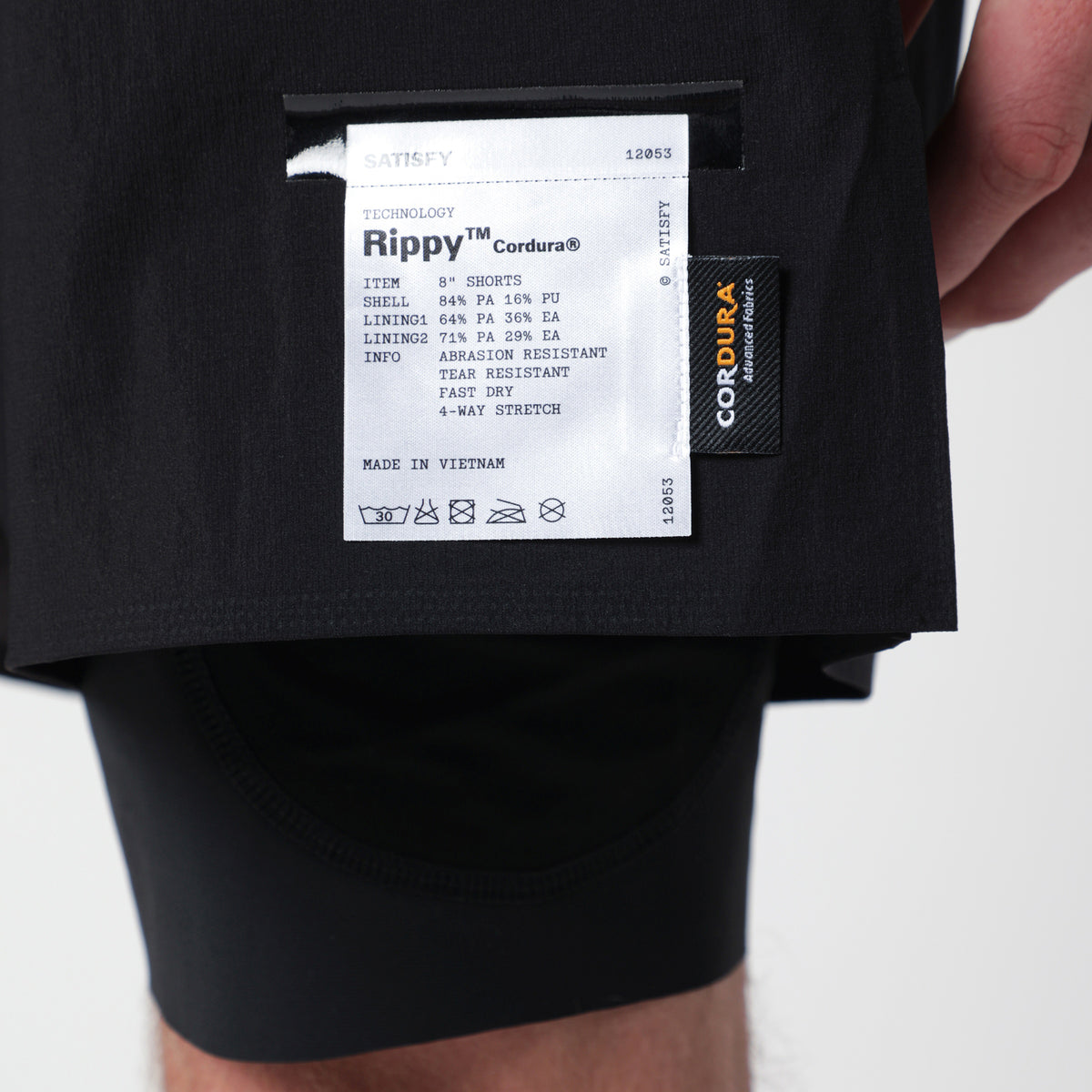 Pantaloncini Rippy Cordura 8” Trail neri