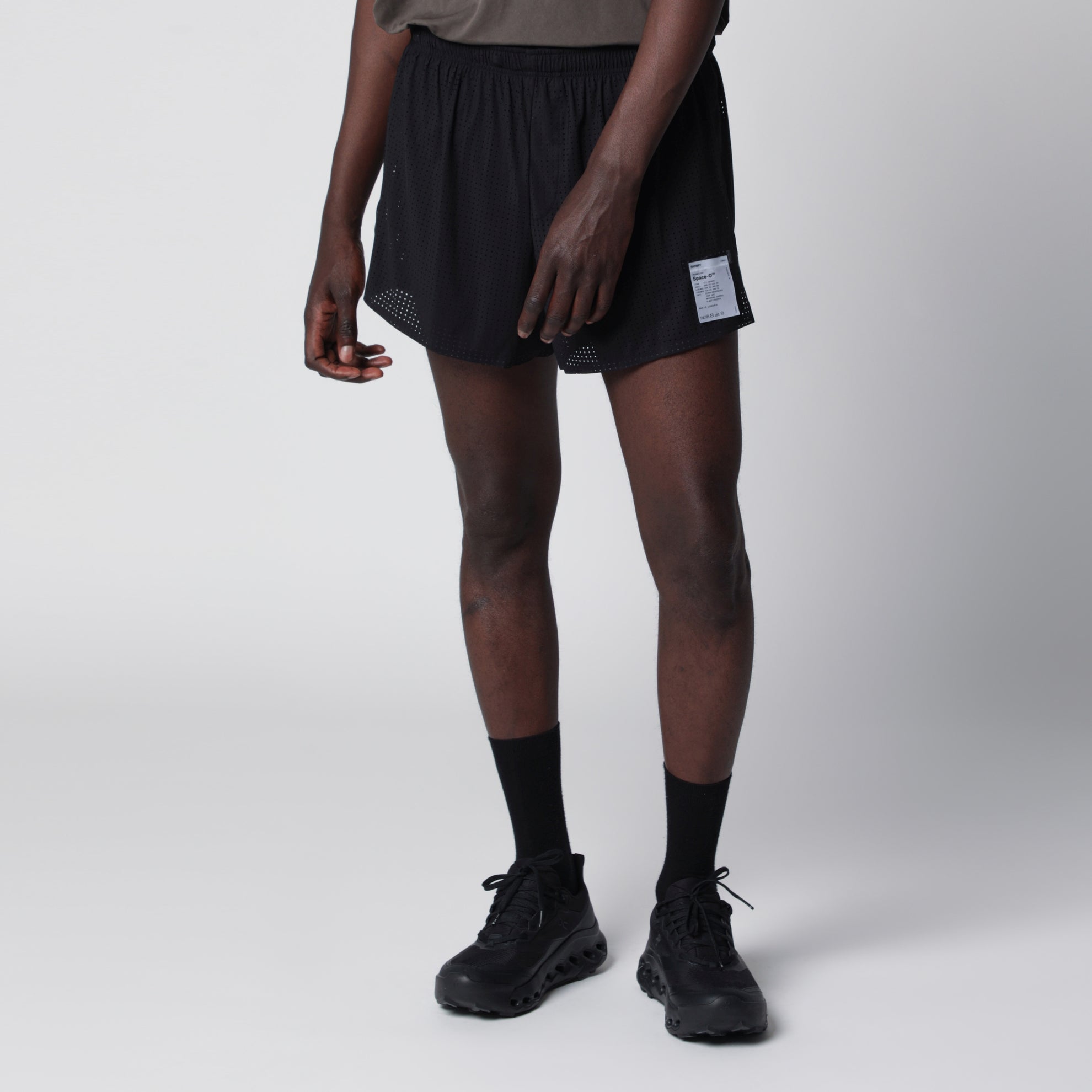 Black Space-O 2.5" shorts