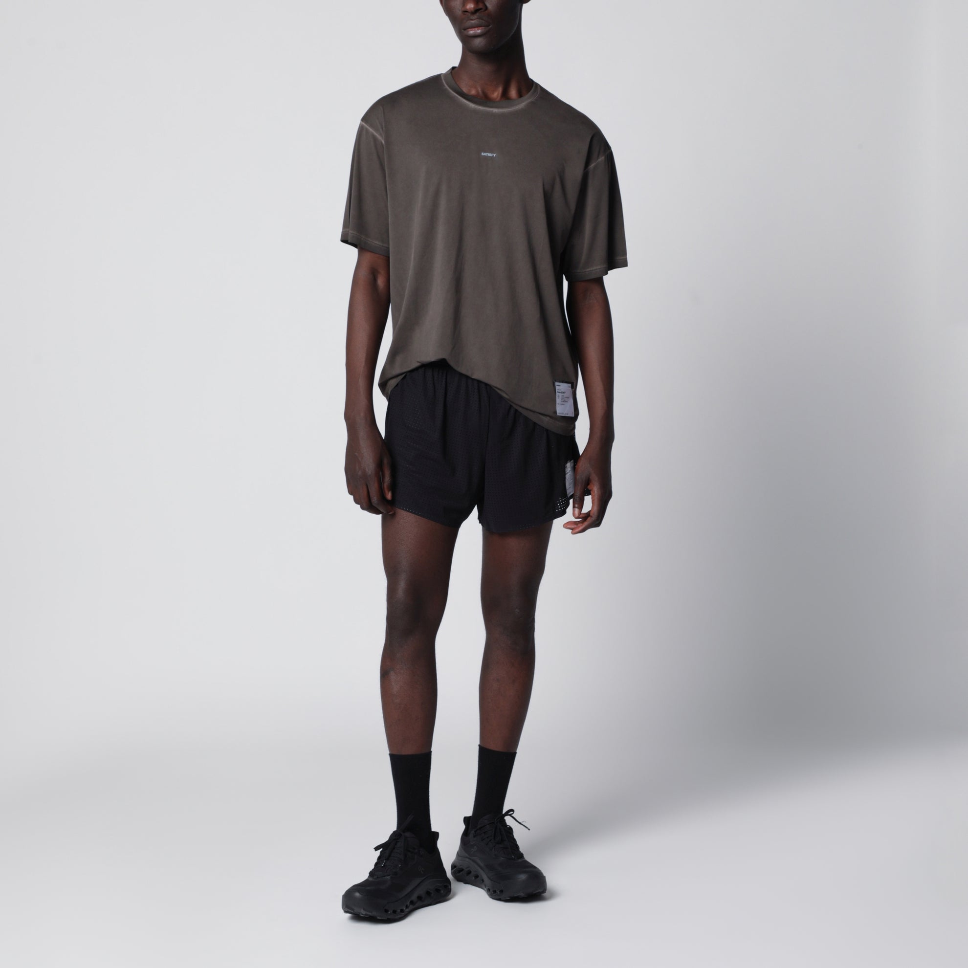 Black Space-O 2.5" shorts