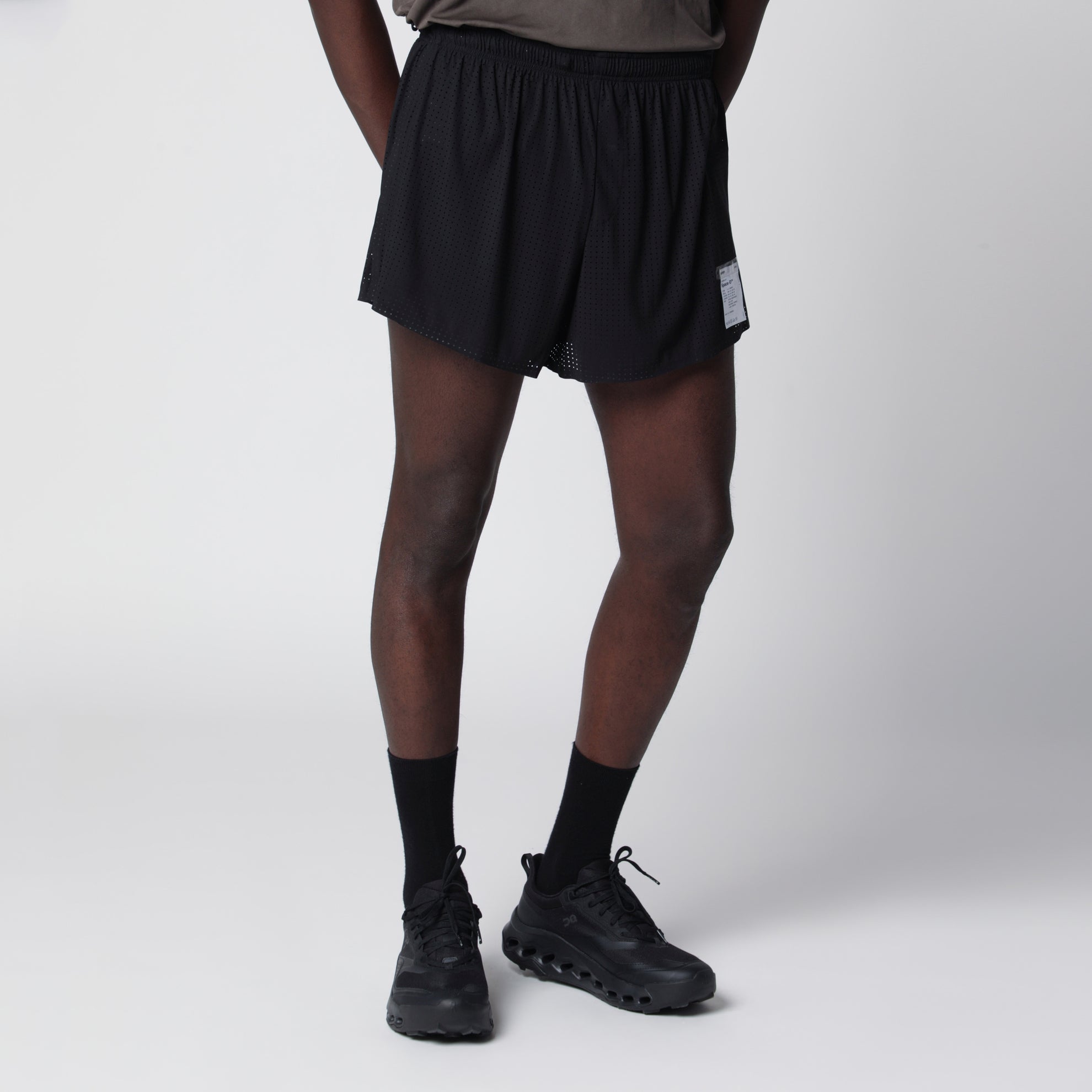 Black Space-O 2.5" shorts