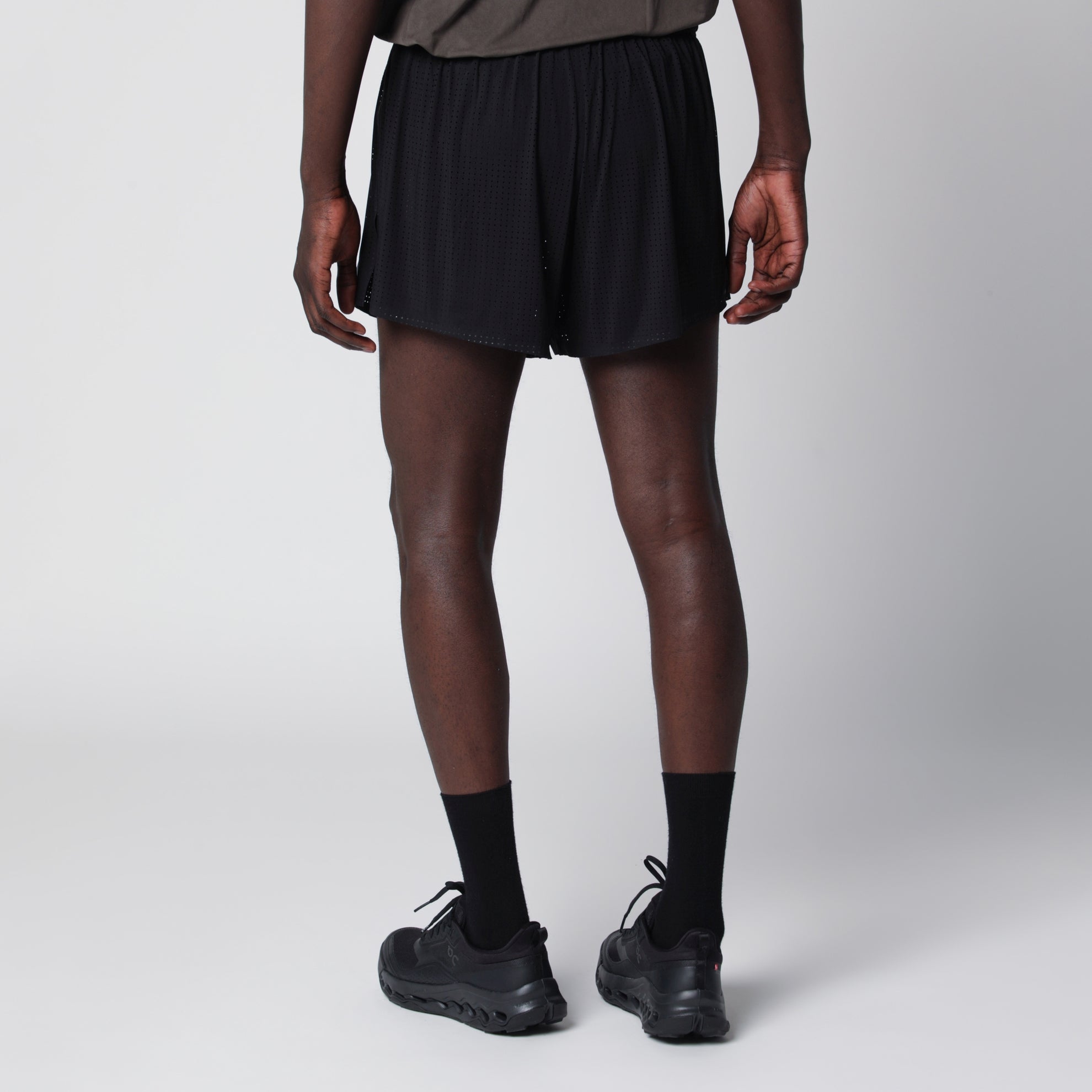 Black Space-O 2.5" shorts