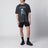 Schwarze Space-O Shorts