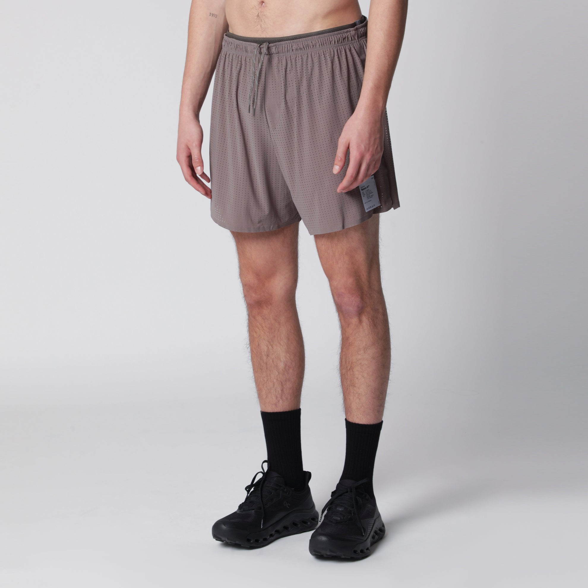 Taupe Space-O shorts
