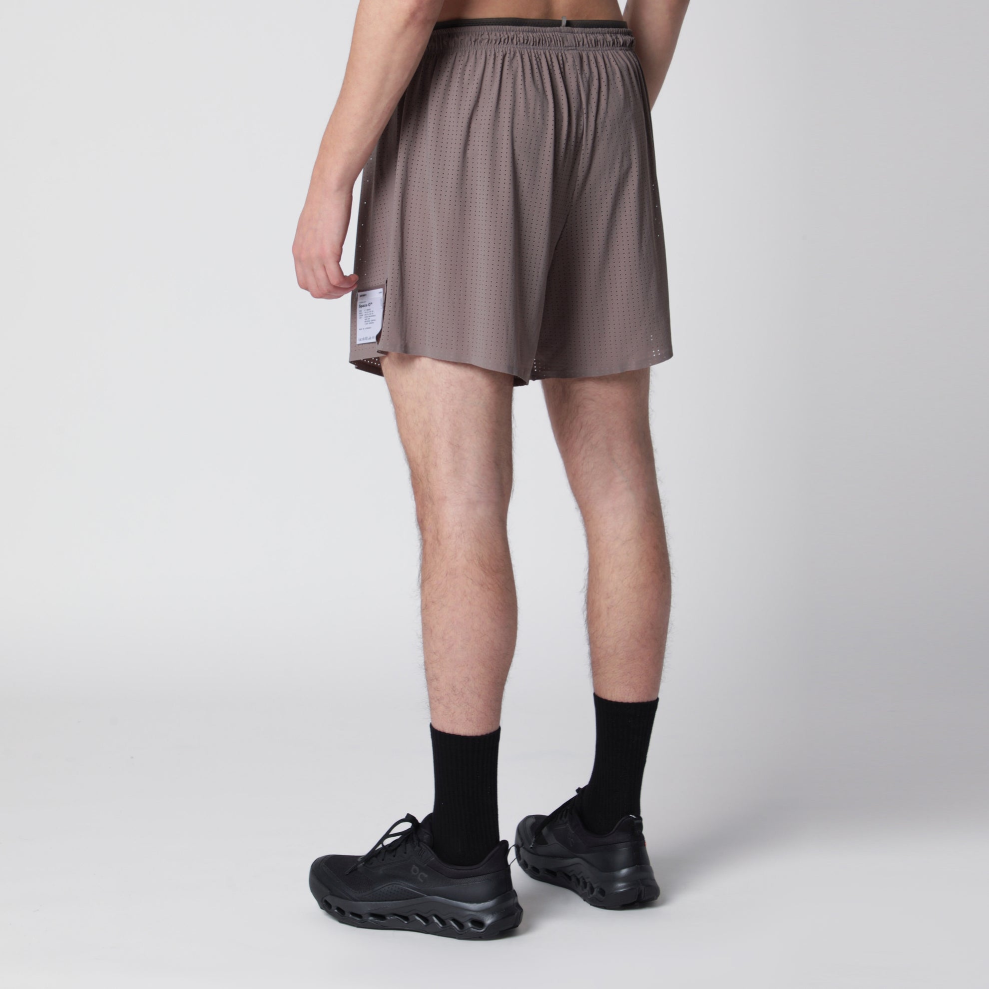Taupe Space-O shorts