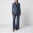 Alina trousers in blue mélange wool blend